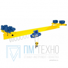 Кран мостовой однобалочный подвесной однопролётный 
г/п 5 т пролет 15,0 м