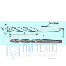 Сверло d  7,8  к/х Р9